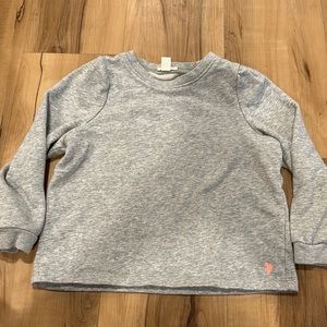 Crewcuts gray sweater small girls